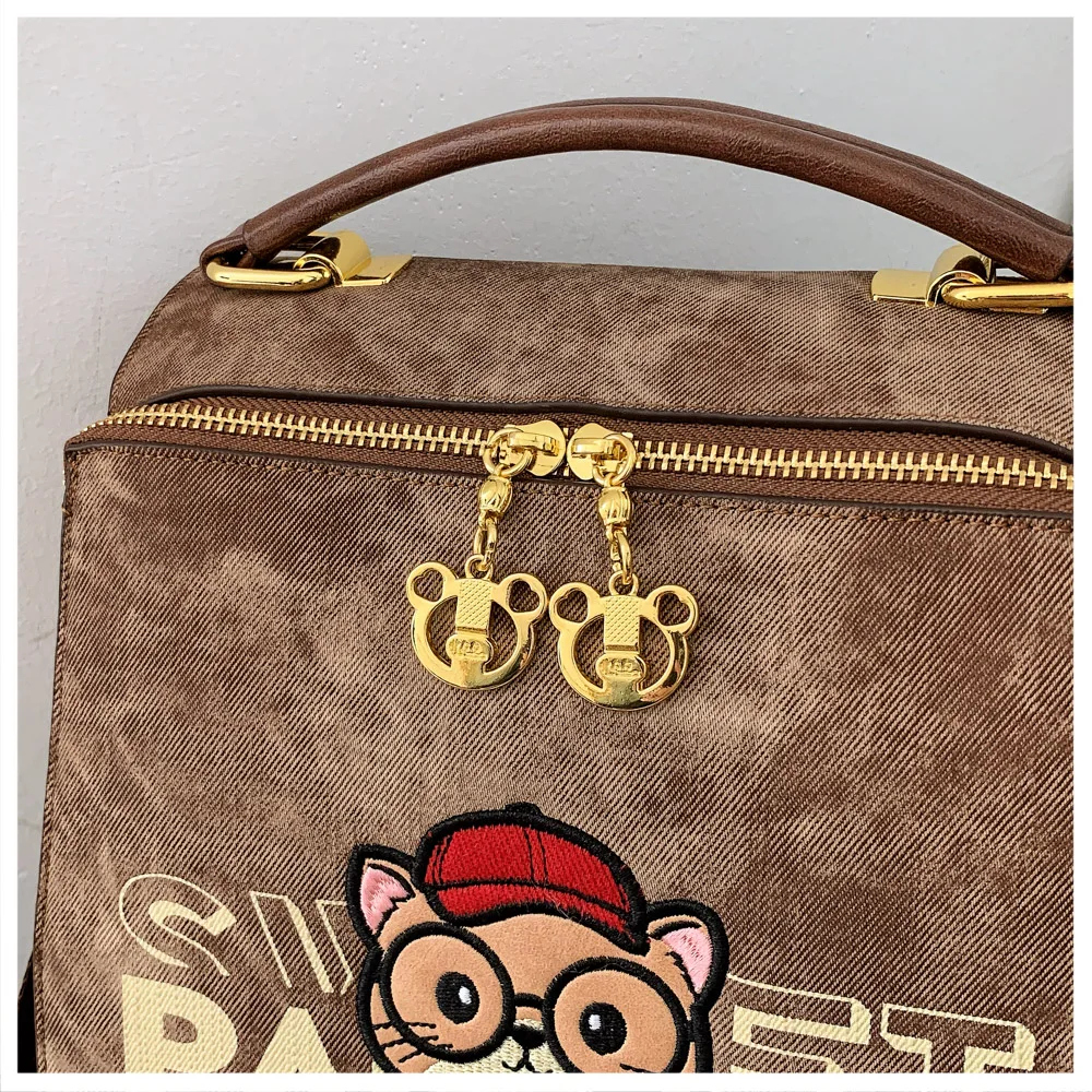 【Gran oferta】Mochila moderna, bolso de hombro para mujer, mochila de gran capacidad con cierre y bolso de mano informal con doble correa para los hombros.