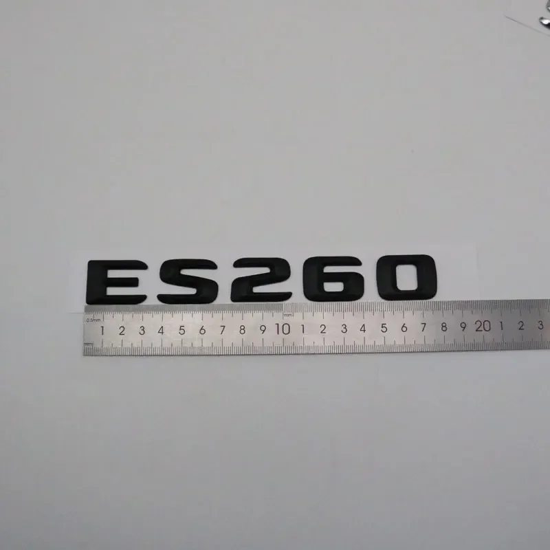 For ES300 ES330 ES350 ES430 IS250 IS300 LS400 SC430 Emblem Car Sticker Rear Trunk Chrome Silver Black Logo Badge Decal