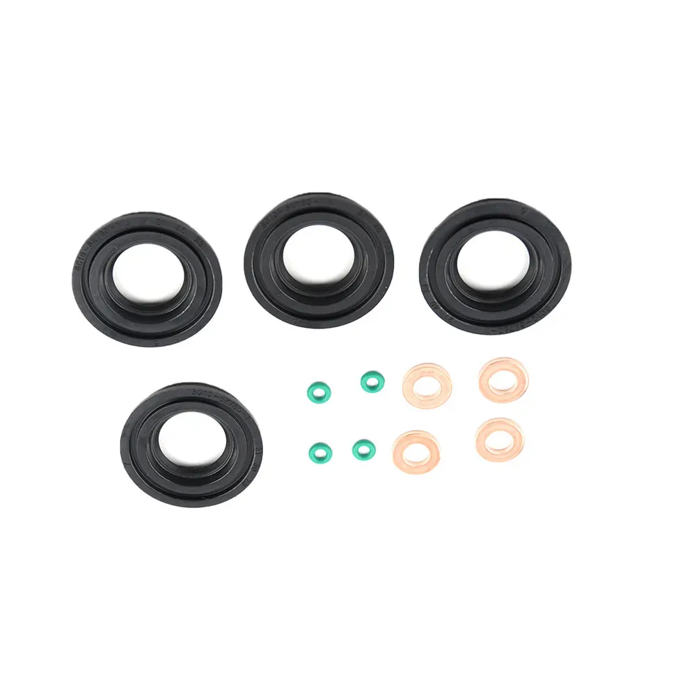 Fuel Injector Gasket Seal Washer Oring Kit 1378433 6C1Q-6K780-AB 6C1Q-9K546-BC For Ford Transit FIAT Peugeot Citroen Land Rover