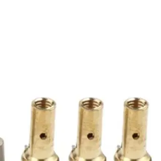 16PCS 0.8mm Copper Welding Tips Nozzle Set NonStick Coating For 15AK MIG Torch Gas Shield For Test Measurement Tool Accessory