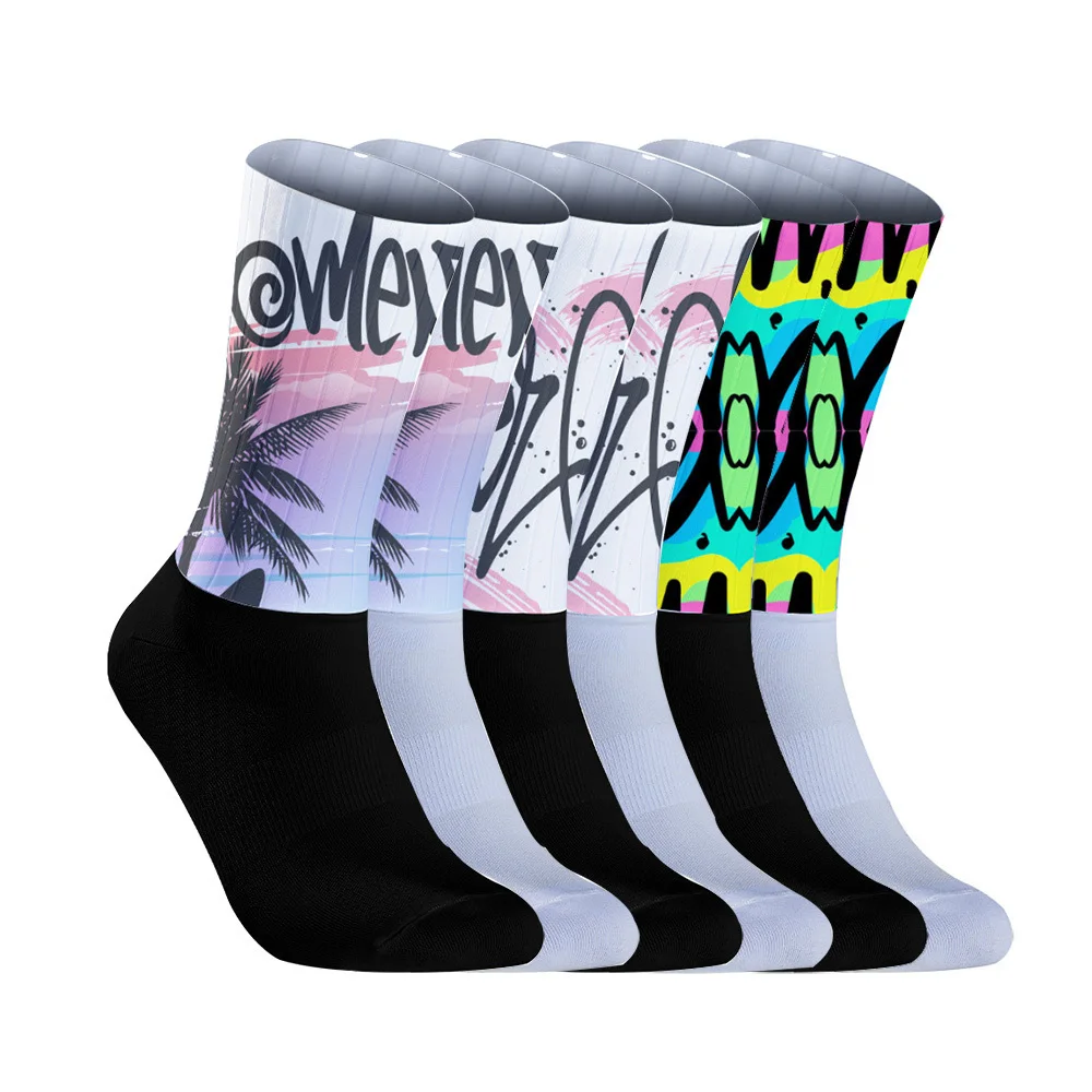 

Новые велосипедные носки 2025г. | Жидкая лайкра, обнаженная ткань, поверхность x сотовая подушка, поддержка арочной памяти