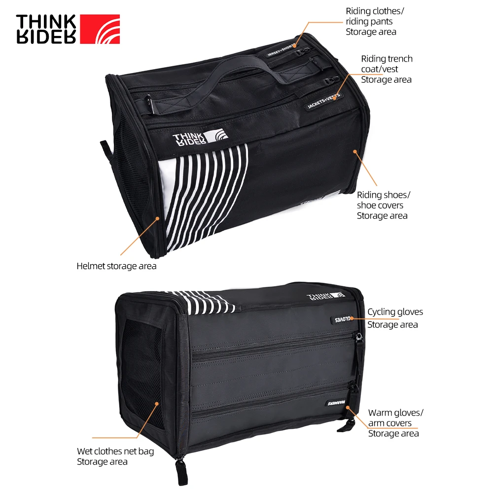 ThinkRider Race Day Essential Cycling Rain Bag Handbag For Bike Helmet And Bike Shoes Bowling Bag Gym Bag