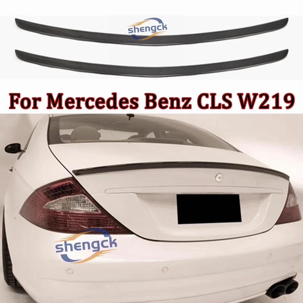 

For Mercedes Benz CLS W219 AMG Style High Quality carbon fiber Forged carbon Spoiler Wing Trunk 2009-2014