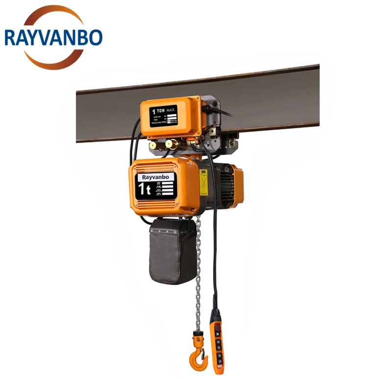 Factory Price ER Electric Chain Hoist Hook Trolley Type 1 /2 /3 /5 Ton Or Customized Lifting Hoist For Sale