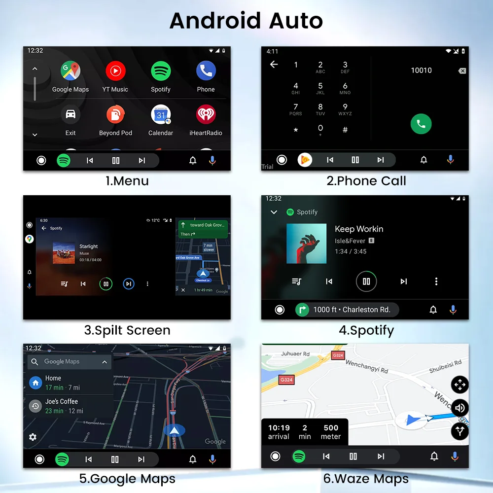 Carlinkit Wireless Android Auto Wireless CarPlay Dongle Mirror Connection for Modify Android System Screen Ariplay Smart Link