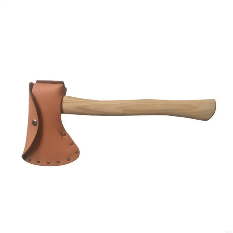 57qf Rugged Leather Hatchets Cover Eleve для разведки на открытом воздухе и использования лесорубы