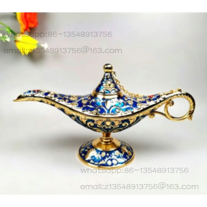 Special Silver Tin Metal Search Banner Magic Lamp Large Phnom Penh Navy Blue Perspective Gift Box Multi-color Optional