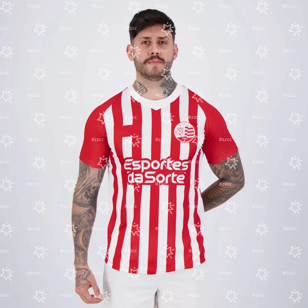 Camiseta de Fútbol Náutico 25-26, Conjunto de Entrenamiento, Ropa Deportiva de Verano para Hombre, Camiseta para Niño, Camiseta para Mujer, Jersey de Ciclismo ﻿