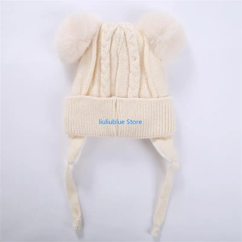 قبعة للرضع تحمي الأذنين، قبعة ناعمة للأطفال للجنسين، قبعة للأذن للأطفال، ملابس مريحة للمغامرات الخارجية والاستخدام اليومي 62CF #4