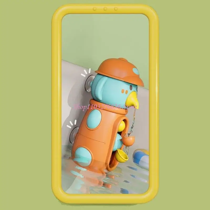 R6FD Bath Toy for Toddlers Baby Water Toy with Suction Cups Bathtub Toy Pool Toy Gift