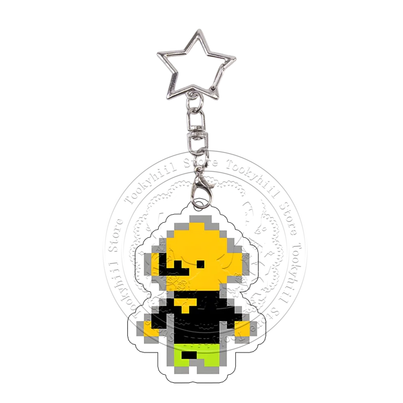 DELTARUNE Taschenanhänger Schlüsselanhänger Jevil Spamton Noelle Acryl-Schlüsselanhänger Holiday Ralsei Charaktere Kollektion Deko Geburtstagsgeschenk – Detail 19