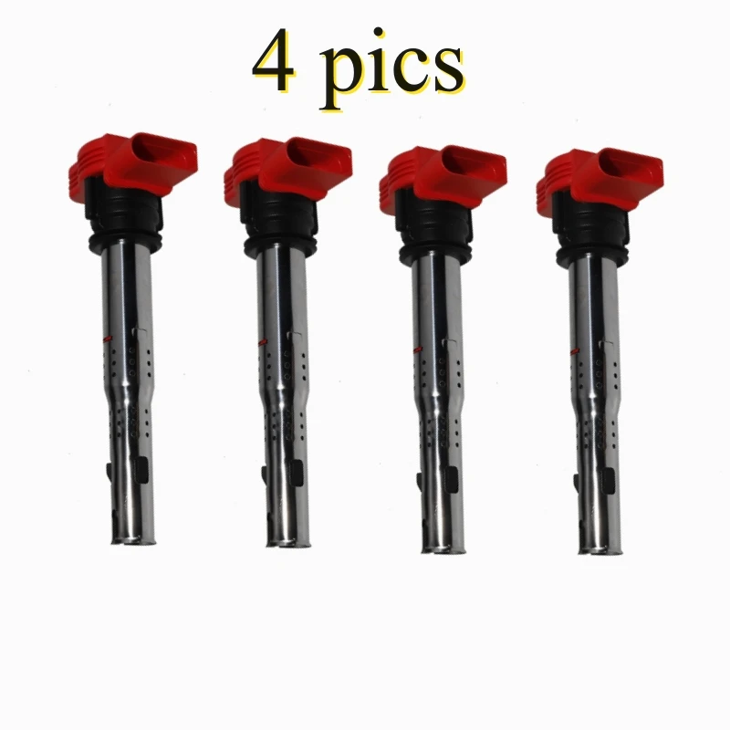 

4X Ignition Coil For AUDI A4 A5 A6 A7 A8 Q5 Q7 R8 S4 S5 S6 S8 FOR VW TOUAREG For PORSCHE CAYENNE PANAMERA 2015 2016 06E905115A