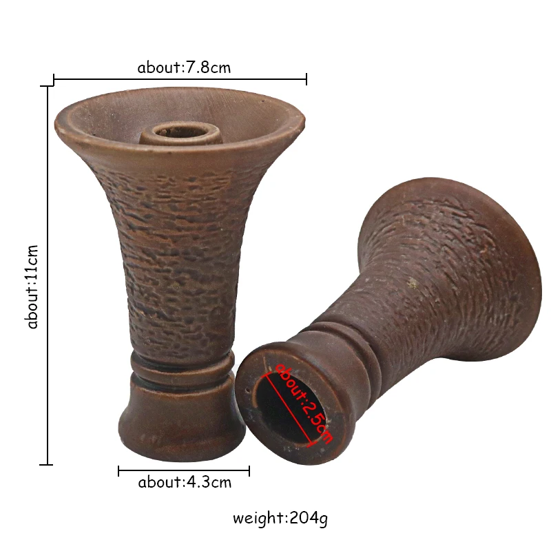 Shisha Head Hookah Bowl Ceramic Smoke Pot Funnel Nargile Sheesha Water Pipe Chicha Accessories