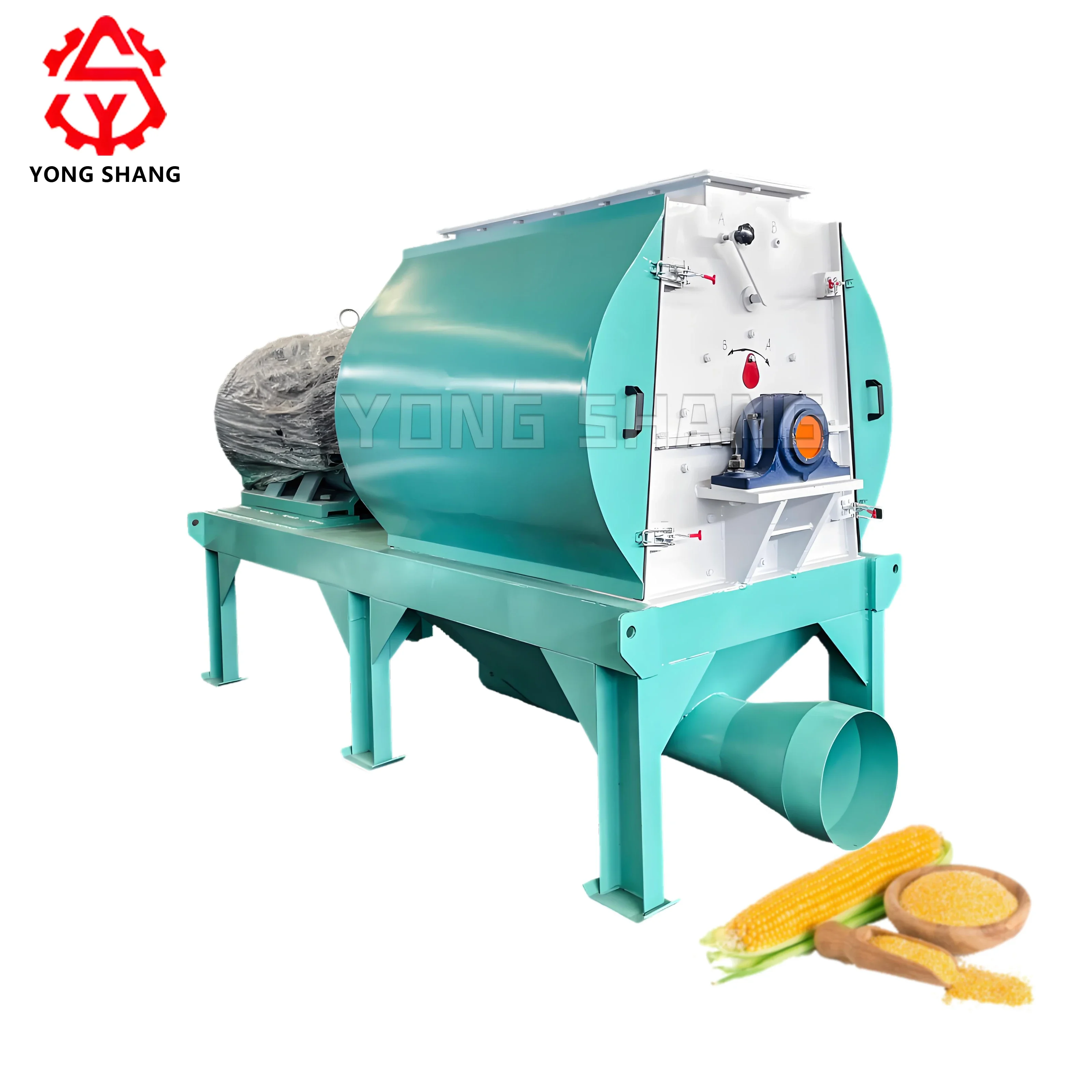 Quick Processing Hammer Mill Crusher Machine For Animal Feed OEM Grain Processing Machinery Top Grade Feed Crushing Machine