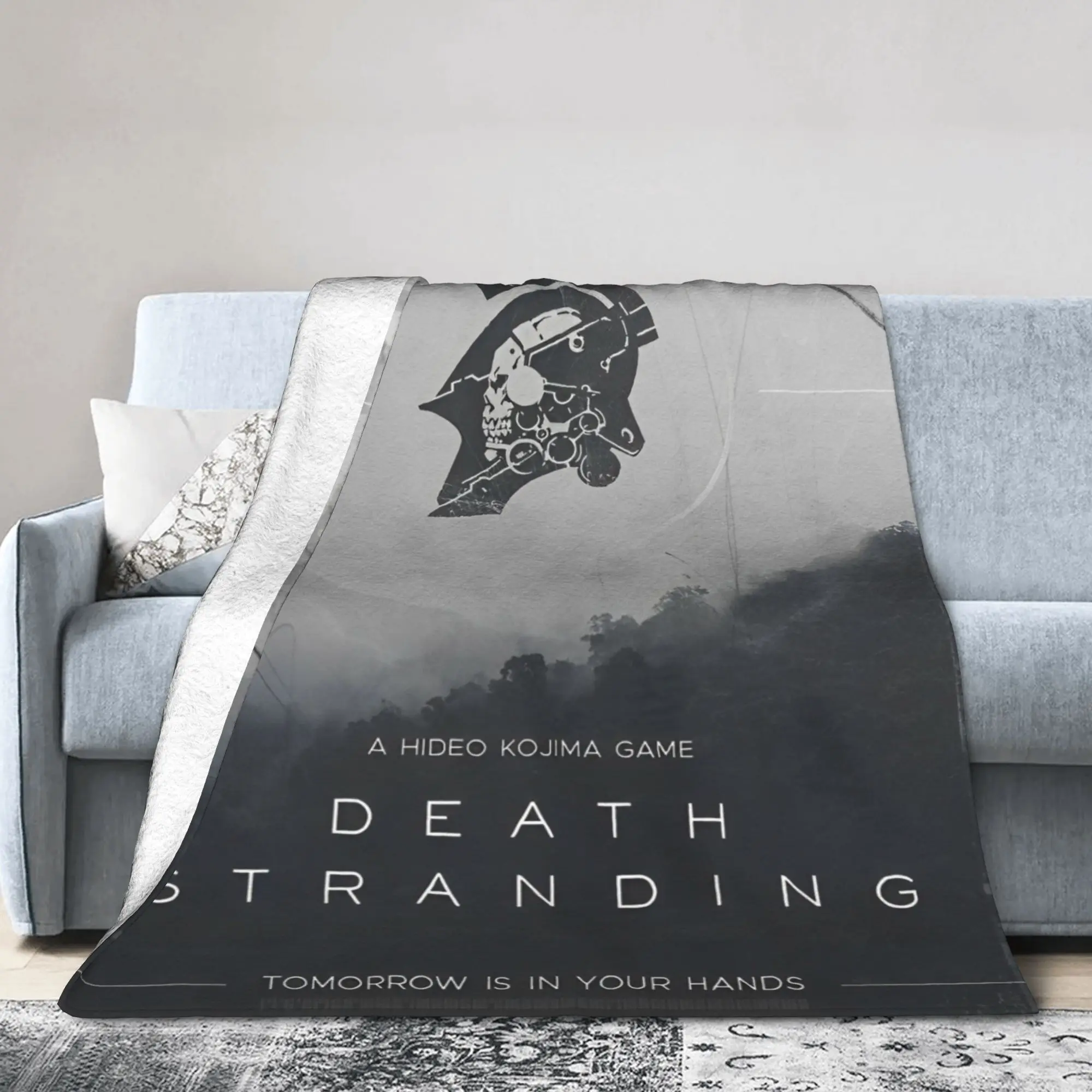 Manta de franela para videojuegos Death Stranding, manta creativa para jugadores de PC, colcha de 150x125cm, súper suave