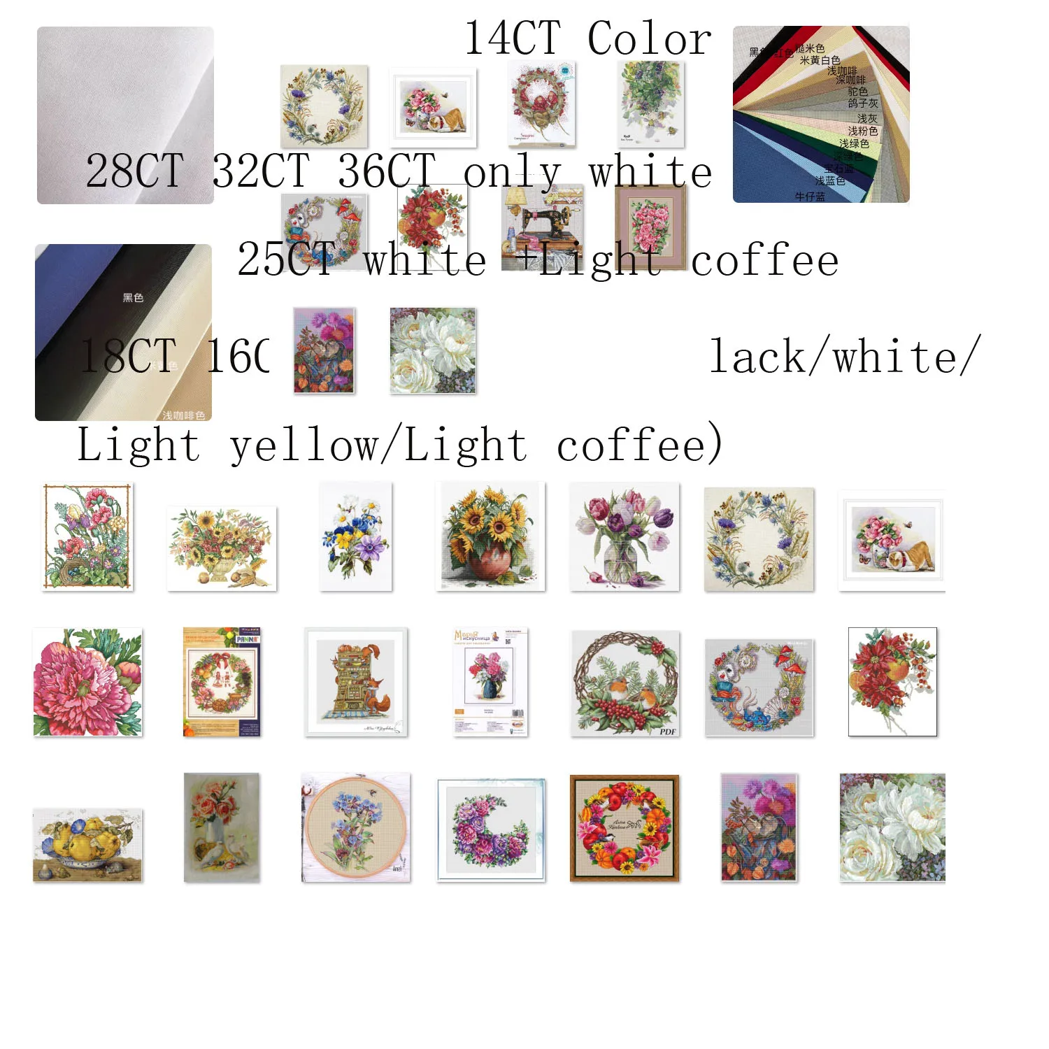 Cross Stitch Kit Sparrows in the Autumn Garden Cross stich Kits Homfun Craft Cross Stich Painting Decorations For Home