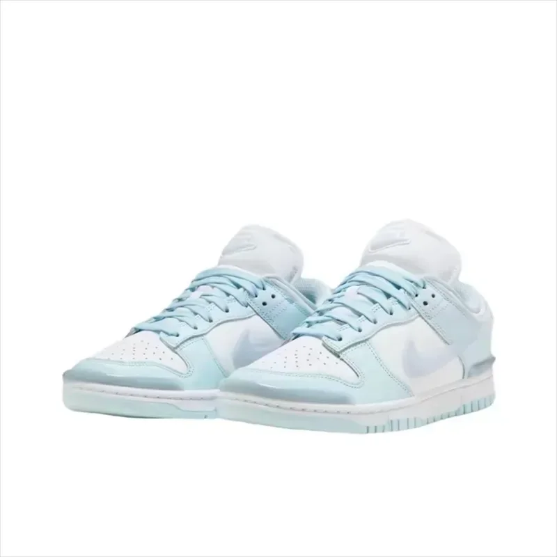 Nike Dunk Low Light Blue Green Daily Casual Women Skateboarding Shoes Non-slip Lightweight Sports Sneakers DZ2794-103