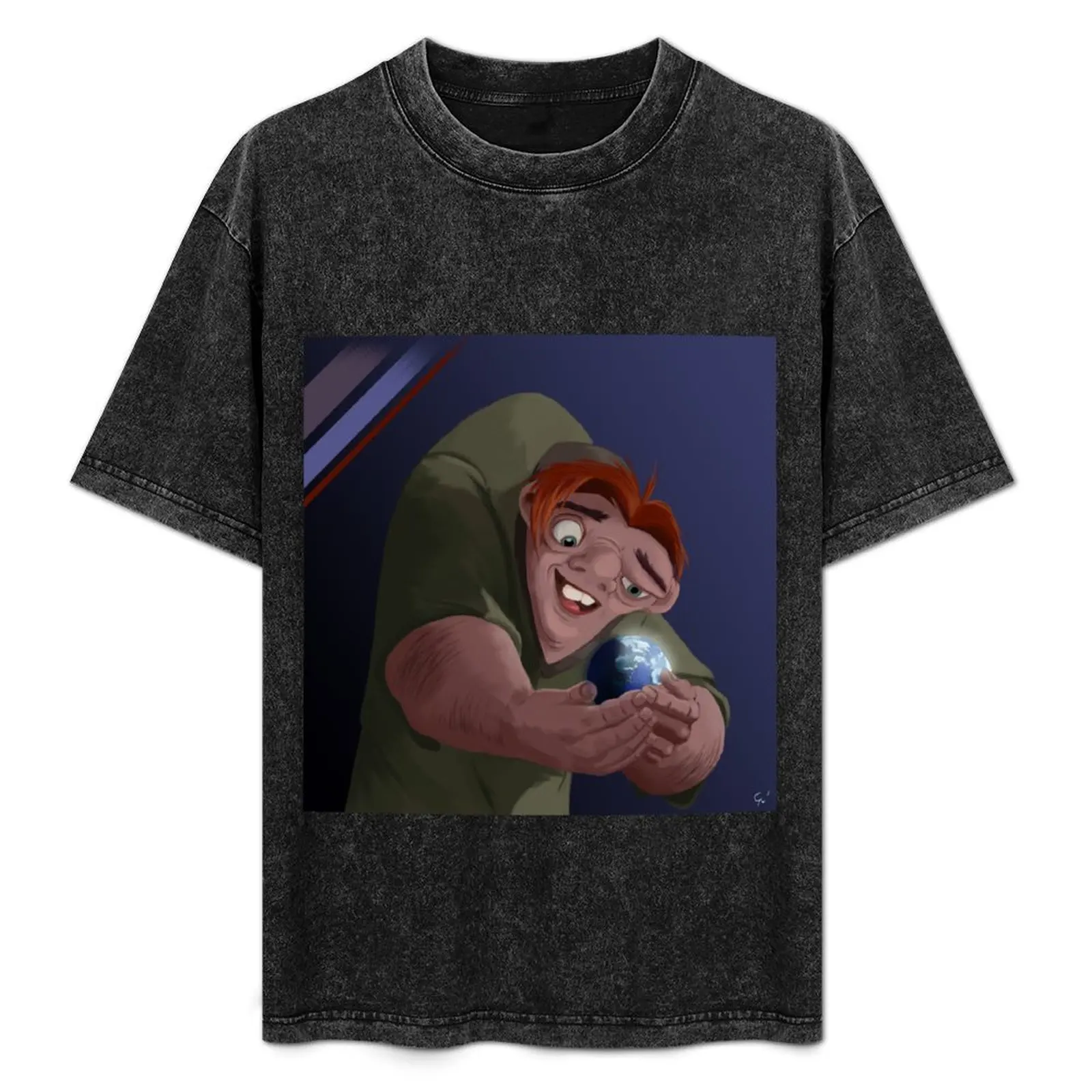 

Quasimodo T-Shirt Modern Style Print T-Shirt