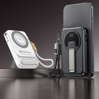 Magnetic 10000mAh Wireless Power Bank 35W Fast Charging Self Charging Multifunctional Powerbank For iPhone Xiaomi