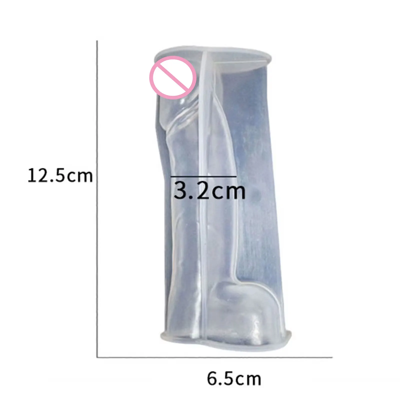 Silicone Men Genital Candle Mold Reusable for Aromatherapy Candle Soap Epoxy Resin Mould Handicrafts Ornaments DIY Baking Making - view 6