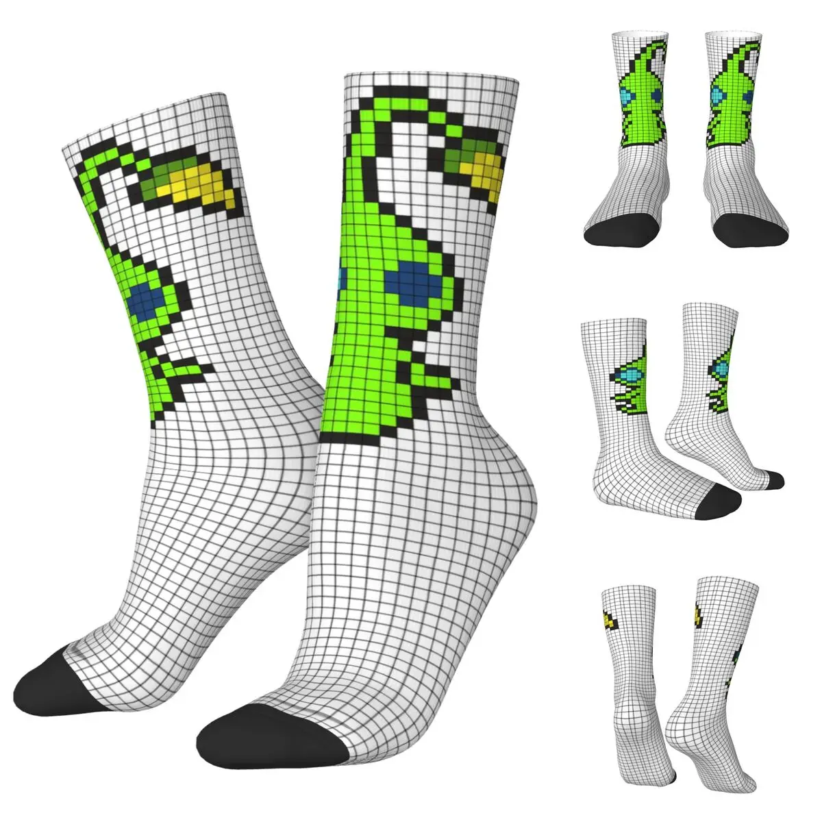 

Pikmin Fauna Unisex Socks,Hip Hop 3D Print Happy Socks Street Style Crazy Sock