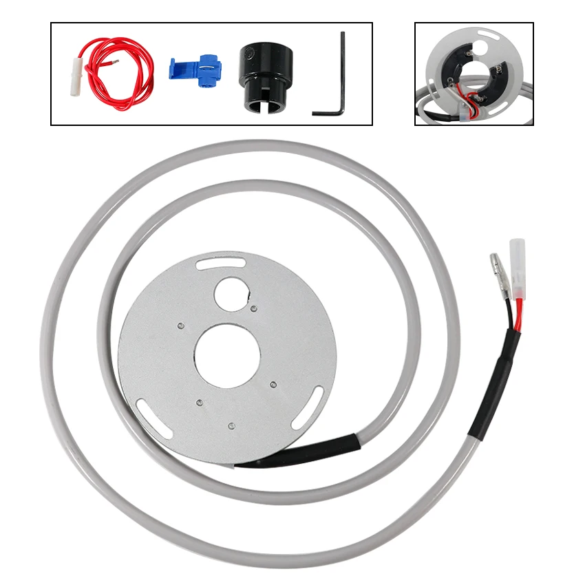 Imagen 6: Bobina Pulsar de recogida de estator de motocicleta para Honda CB750 K0-K6 1970 1971 1972 1973 1974 1975-1976 OEM:30200-300-154