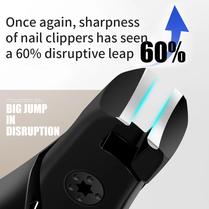 New Anti-splash Nail Thick Clippers Hard Nail Special Nail Clipper Single Nail Clippers Large Size Household Toes Nail Clippers