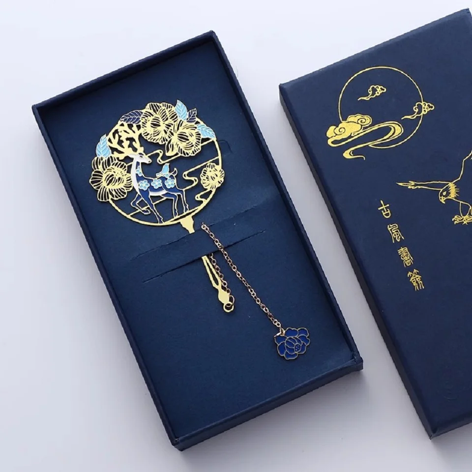 

Classical Chinese Style Metal Bookmark, Creativity Gifts for Students, Customize Ancient Style