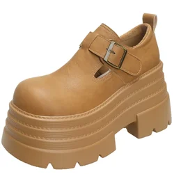 Platform Women Snow Ankle Boots High Heels Shoes 2025 New Fashion Winter Designer Chelsea Boots Botas Mujer Heel 9CM Size 34-39