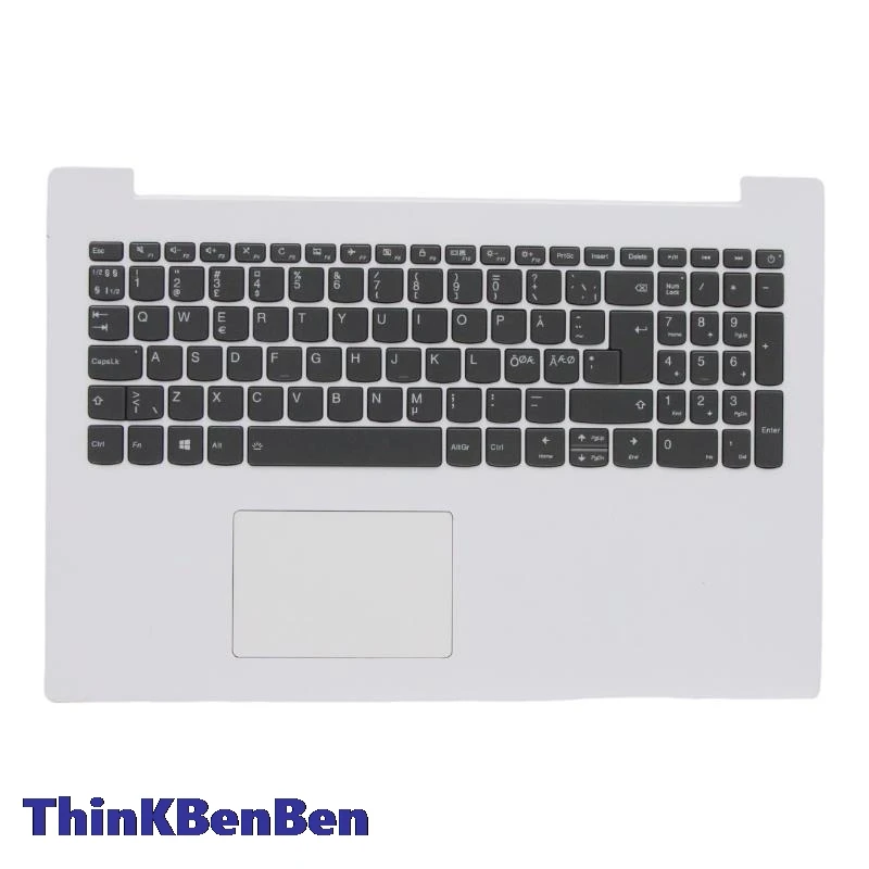 

NDC Nordic Backlit Blizzard White Keyboard Upper Case Palmrest Shell Cover For Lenovo Ideapad 330 15 ICH Laptop 5CB0R46781