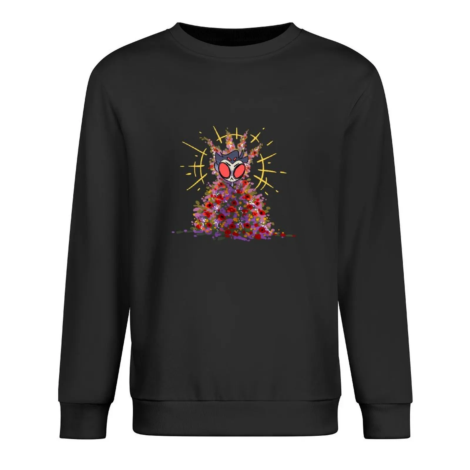 Helluva Boss - بلوفر Stolas Flowers ملابس رياضية للرجال ملابس رياضية على الطراز الكوري بلوزات كبيرة الحجم