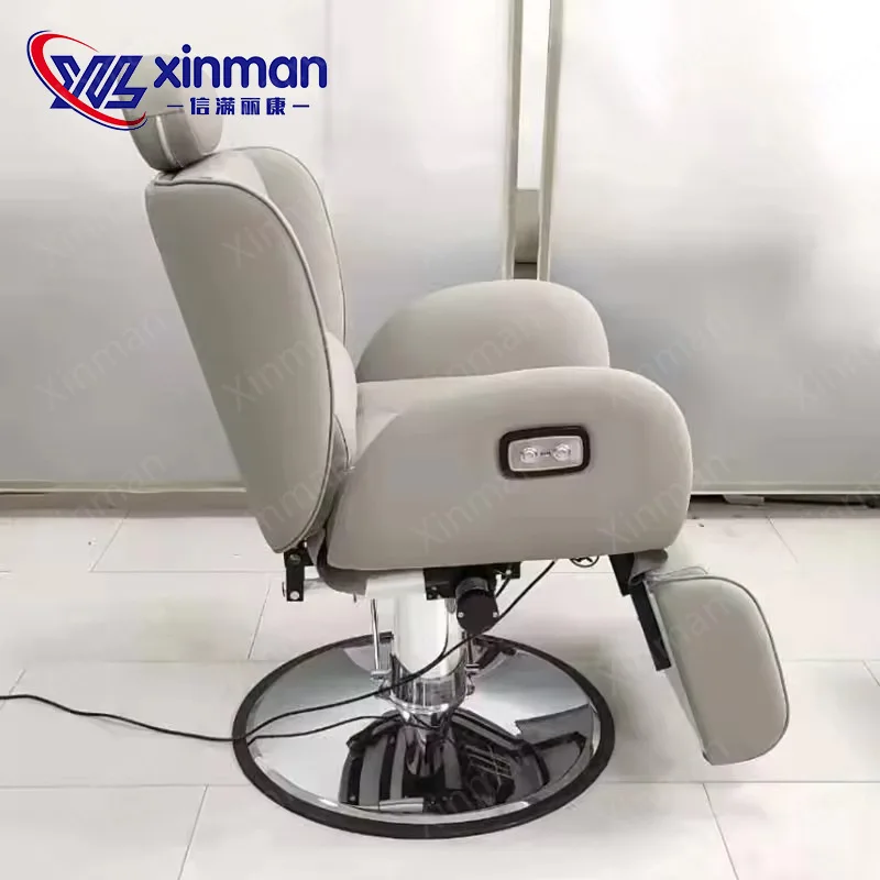 High-quality leather beauty salon sofa, electric salon chair, comfortable salon, barber chair, hair cutting stool, cross-border