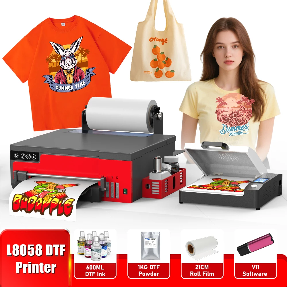 

Принтер A4 DTF Impresora dtf A4 для Epson XP600 Головка принтера напрямую к фильму a4 печатная машина для футболок A4 для тканевых джинсов