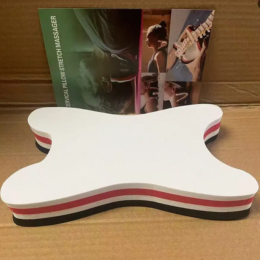 Cervical Traction Pillow Neck Stretcher Ergonomic Support Device for Spine Alignment Muscle Relax Pain Relief Home Office