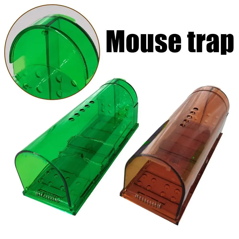 Reusable Mouse Trap Cage - Humane No Kill Rodent Catcher for Pet Control 1Pc Mouse Trap Cage Strong Mousetrap