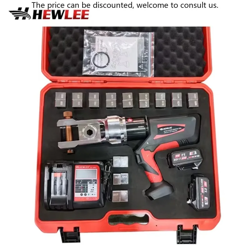 

HEWLEE HL-630B 25-630mm 200T Cordless Battery Crimping Pliers For Continuous Crimping Suitable For CU/AL Cable Crimping