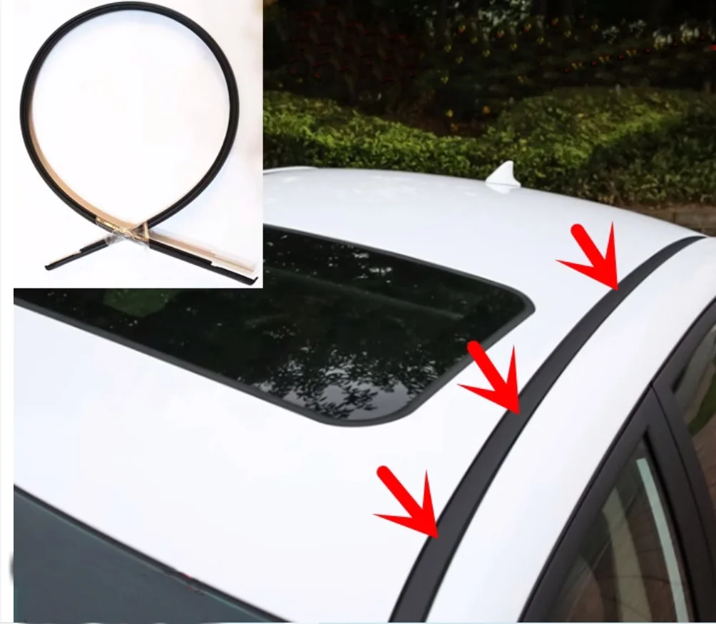 

Suitable for Reiz 2005-2016 Roof water strip Sealing strip pressure strip Waterproof rubber strip for car roof decoration