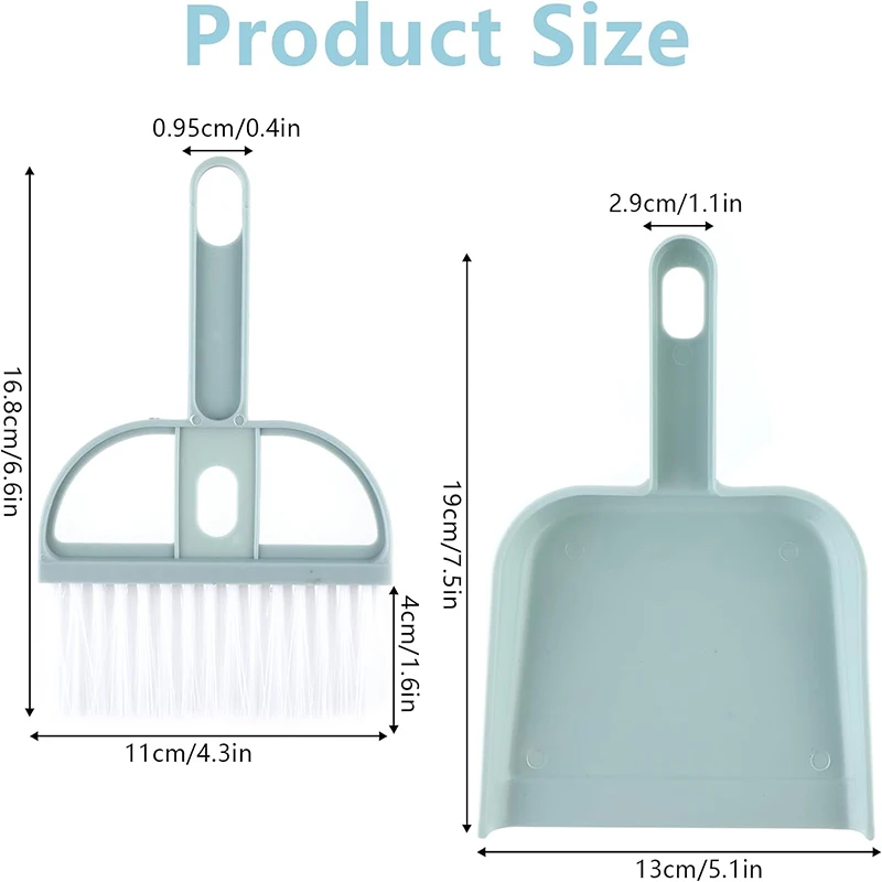 Mini Broom and Dustpan Set Small Cleaning Dust Pans with Brush Hand Broom Dustpan Brush Dust Pan and Broom/Dustpan Combo Set