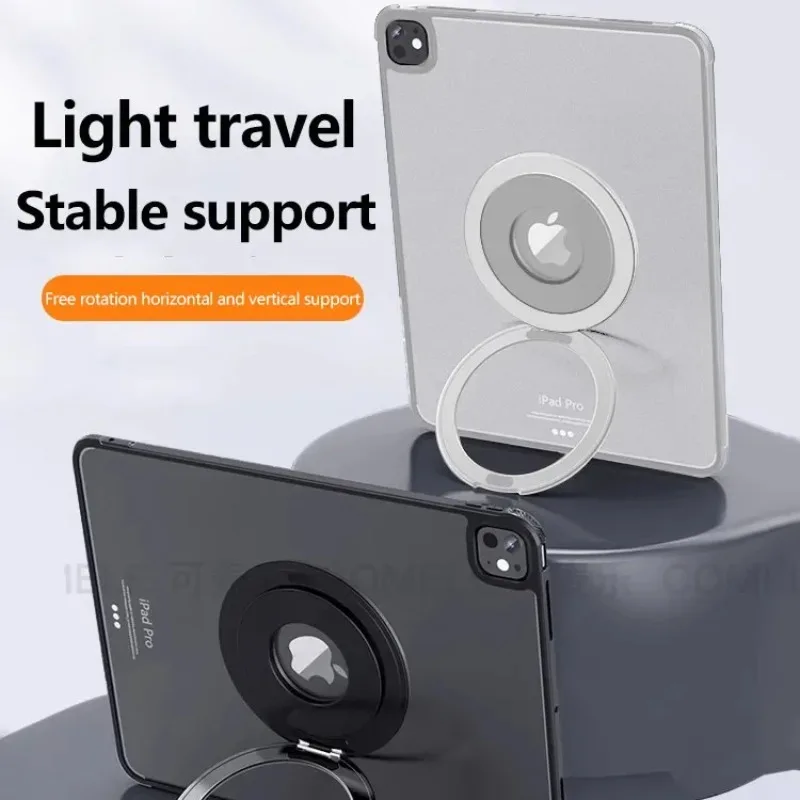 New Acrylic Frosted Car Magnetic Holder Case for Xiaomi Redmi Pad 2 11 Inch 2025 SE1 1 8.7 POCO12.1 MiPad 7 5 6 Pro PC+TPU Cover
