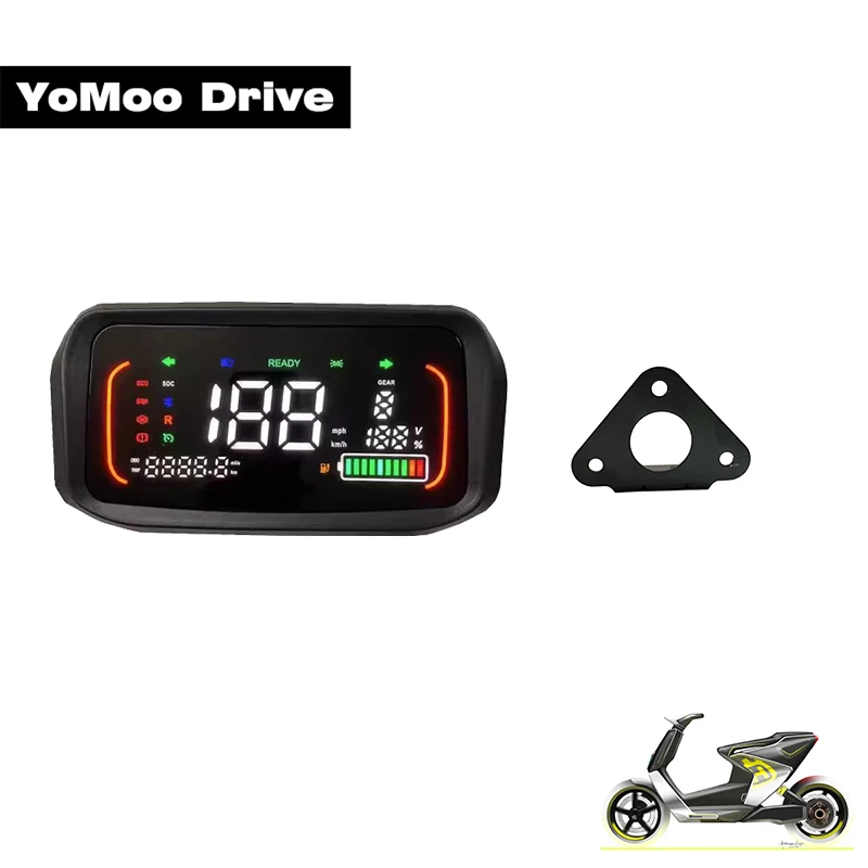 

Спидометр N7 с цветным дисплеем One-LIN, литий-ионный аккумулятор, совместимость с контроллерами FarDriver и Voltol, 48В-96В