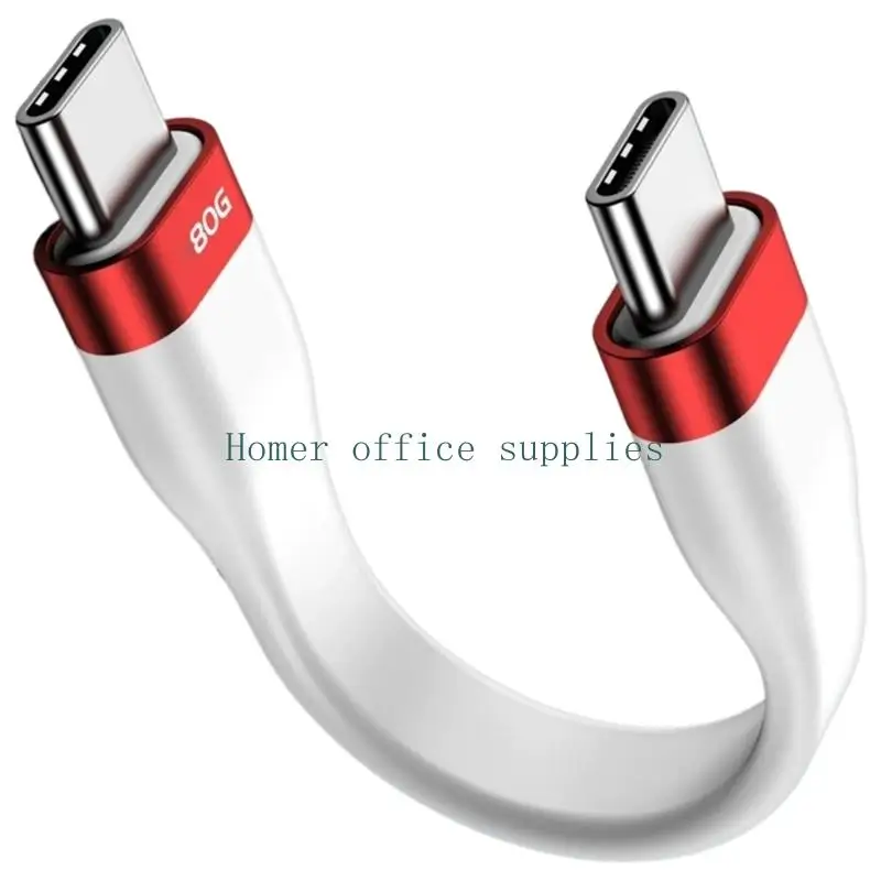 K43B Universal USB4 Typ C 5 Kabel 240 W Stromversorgung 80 Gbit/s Datengeschwindigkeit TPE-Material