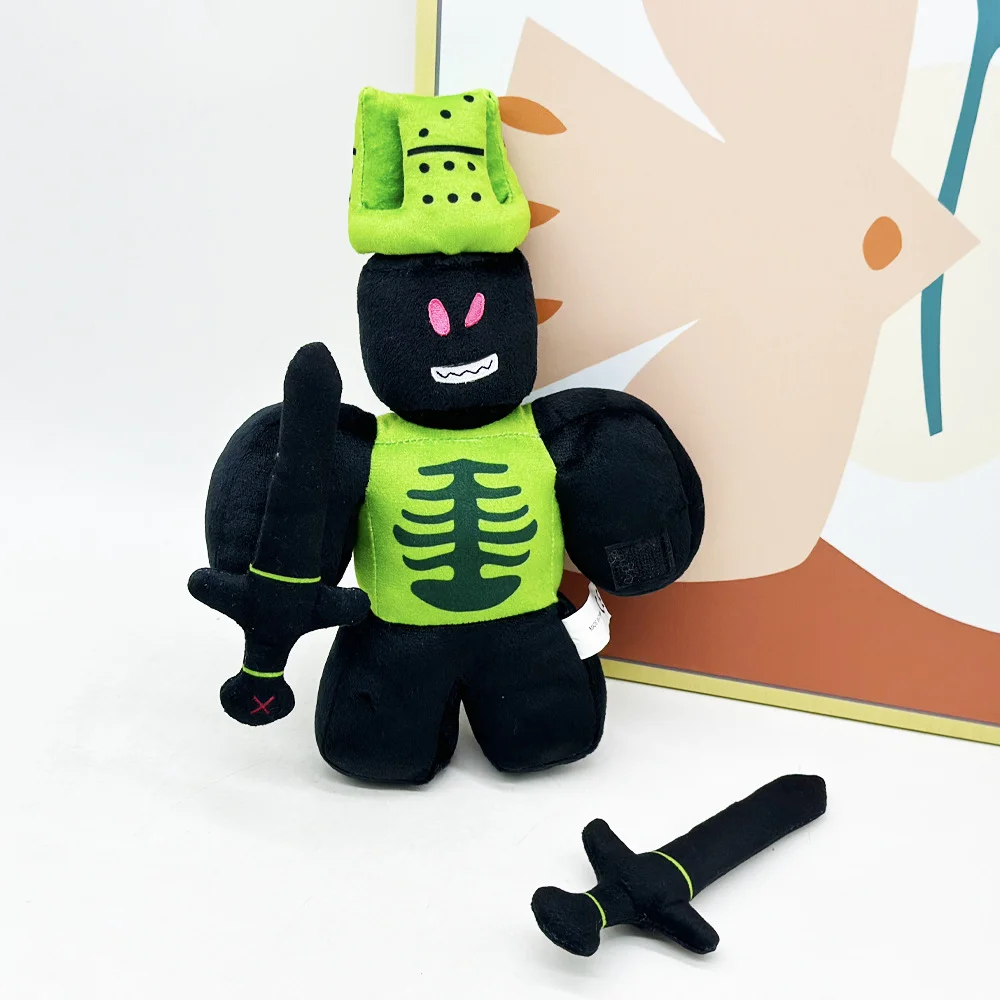 28cm Chance Forsaken Gubby Plush Toys Robot Forsaken 1x1x1x1 Toys Game Peripheral Cartoon Halloween Green Devil Dolls Fans Gifts
