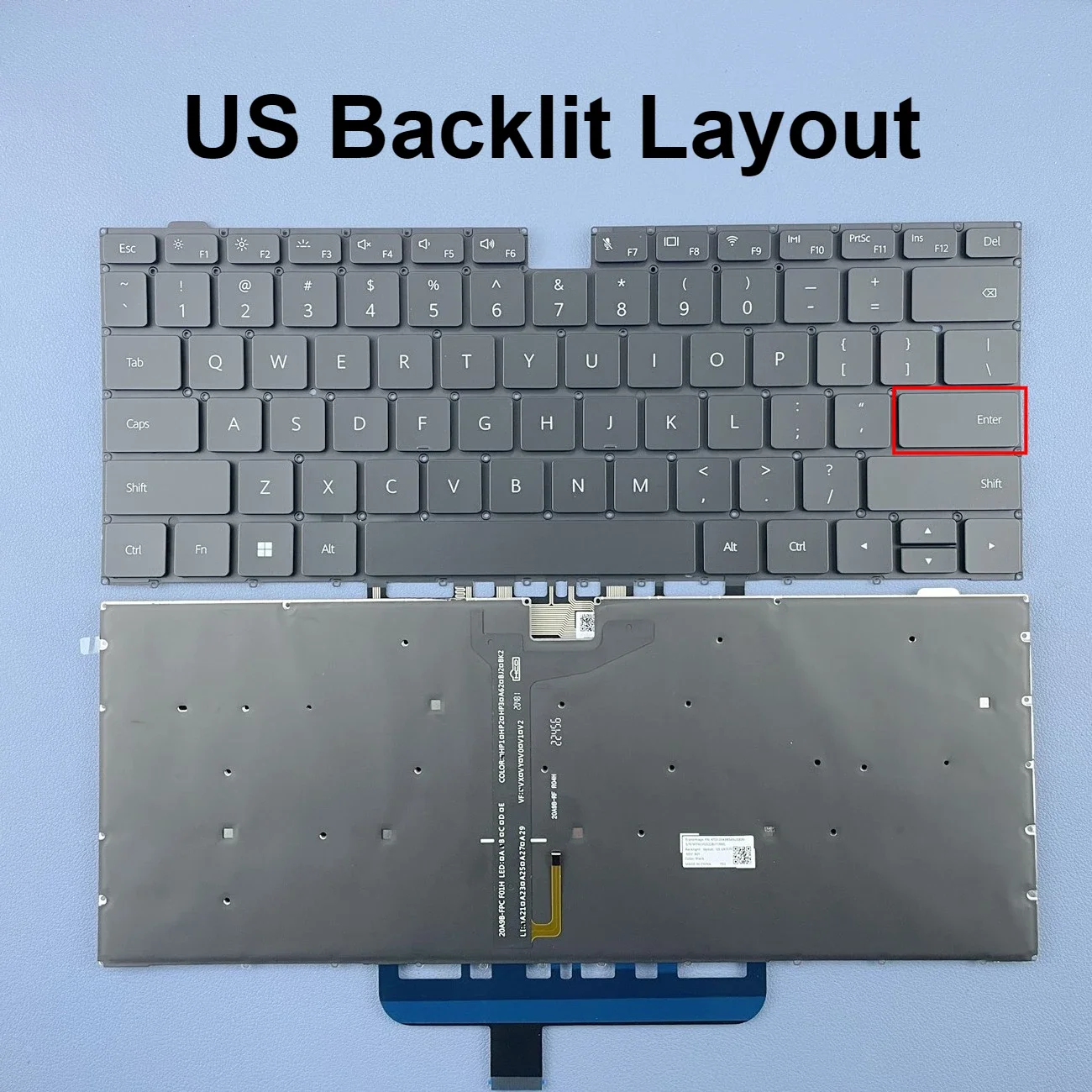 

Клавиатура с подсветкой для Huawei MateBook D14 NbB-WAE9P Nbl-WAQ9R NbB-WAH9 NbB-WAH9P NbB-WAE9P Nbl-WAQ9R Американская раскладка