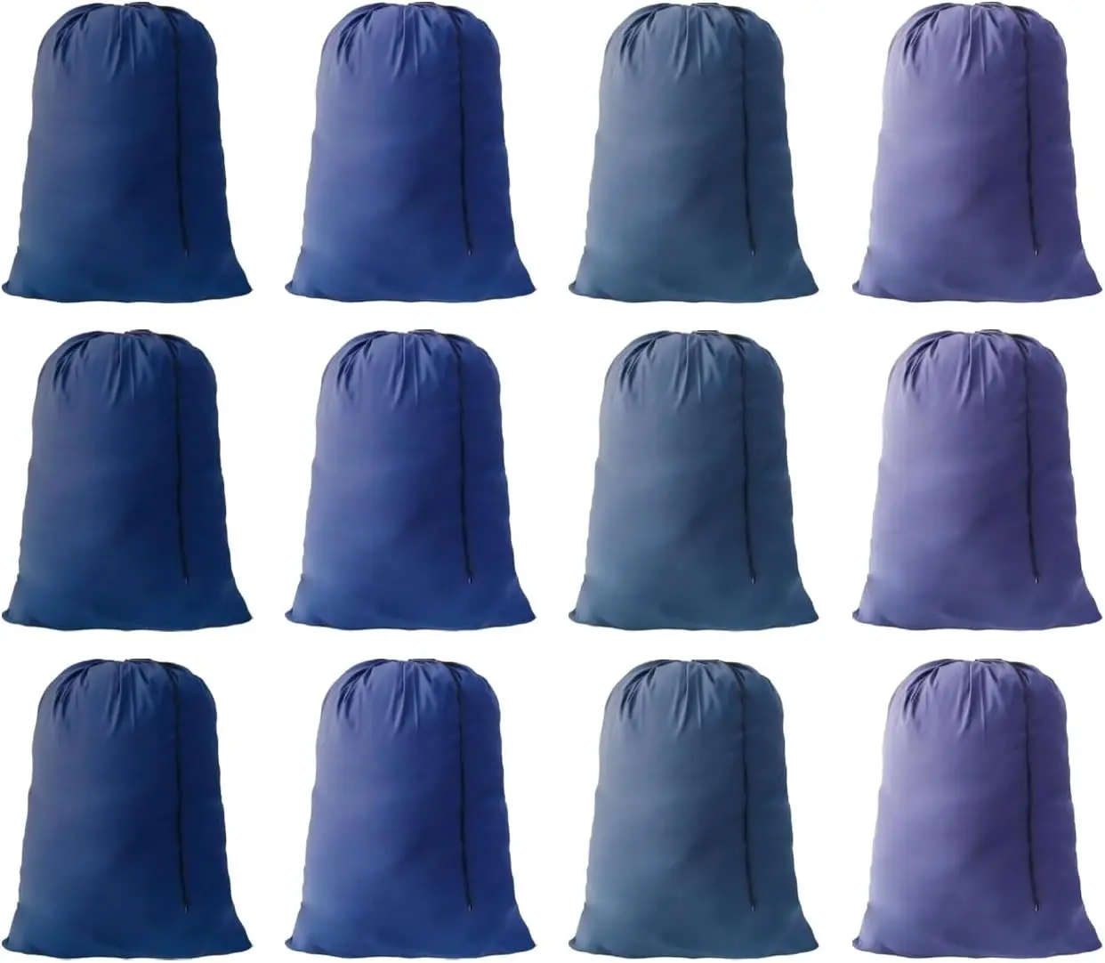 

Очень большая сумка для белья синего цвета 30x40 с шнурком для органайзера для путешествий в общежитии колледжа (12 шт.)