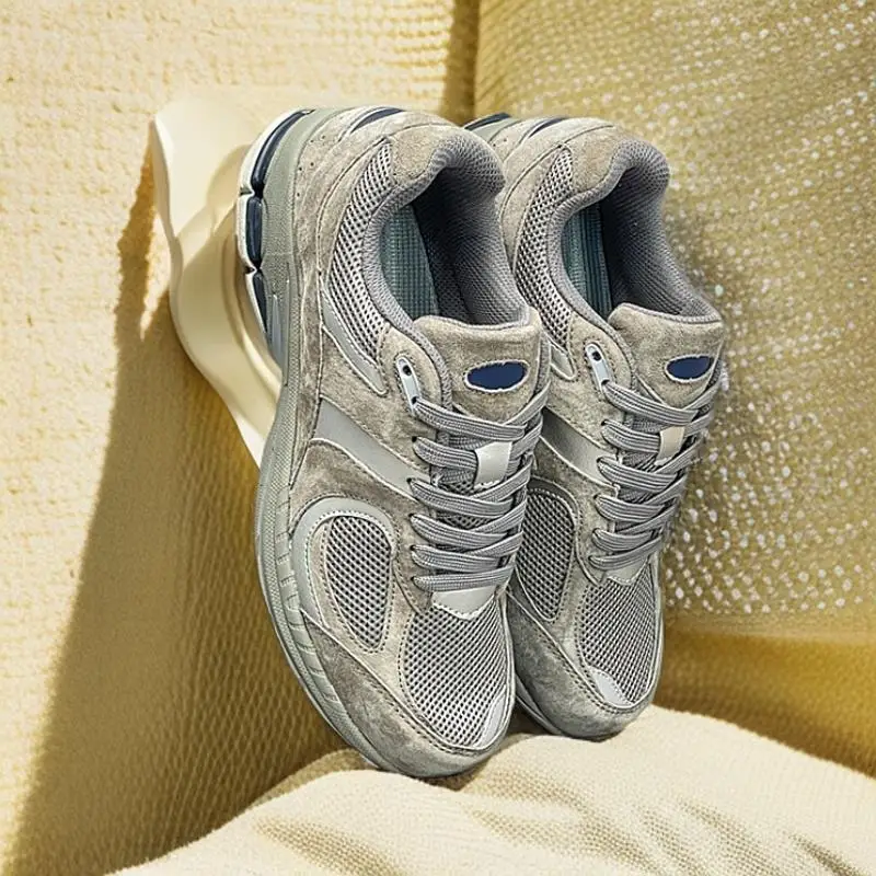 

Мужские легкие амортизирующие удобные кроссовки, спортивная обувь с дышащей сеткой, тренировка для прогулок на открытом воздухе