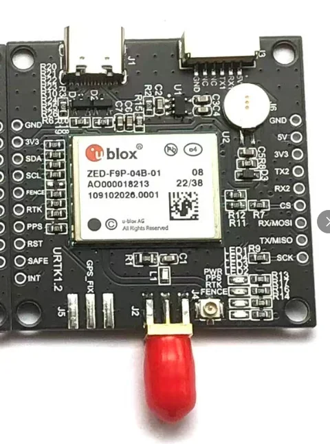Zed-F9P-02B/04B Excellent Board for Serial I2C and Spi, Esp32 Controlling I2C and Spi