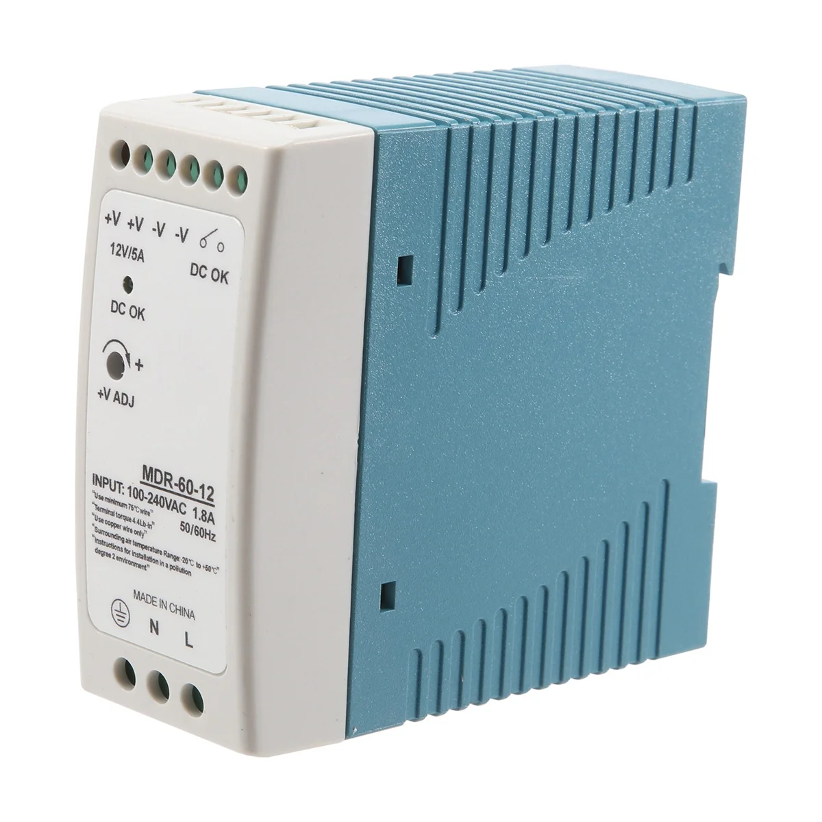 MDR-60 12V 60W Din Rail power supply ac-dc driver voltage regulator power suply 110V 220V