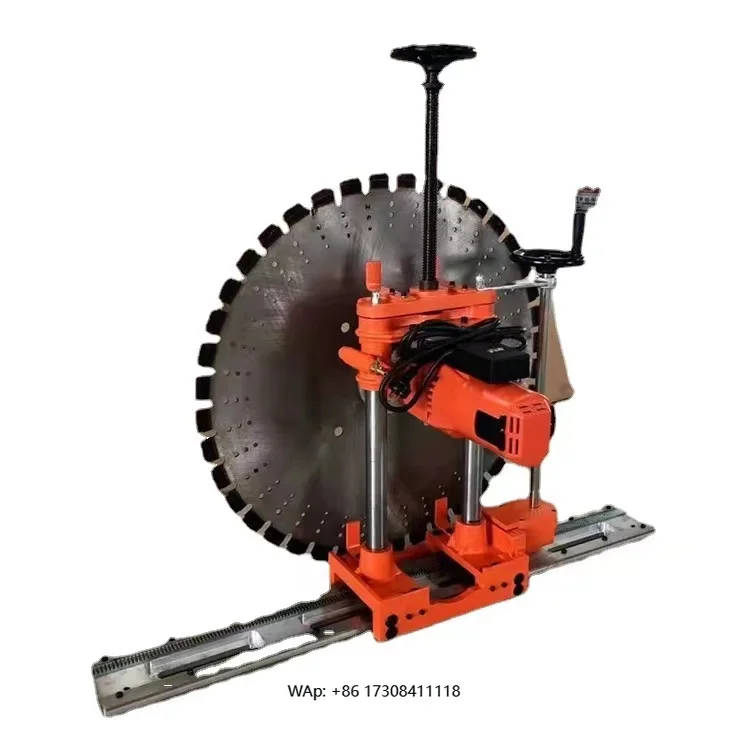 1000MM Concrete Wall Cutting Machine Wall Slotting Guide Rail Type High Efficiency Wall Cutting Machine