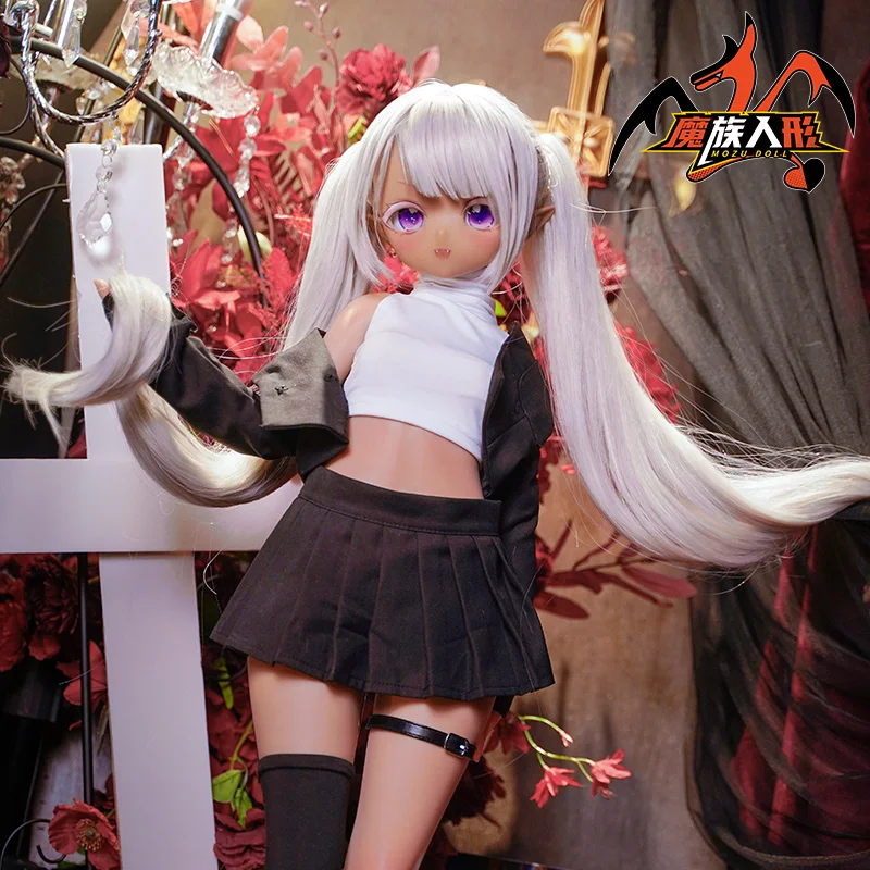 

MOZUDOLL 85 см коричневая кожа однотонная силиконовая кукла TPE игрушка для взрослых фигурки металлический скелет тот же наряд