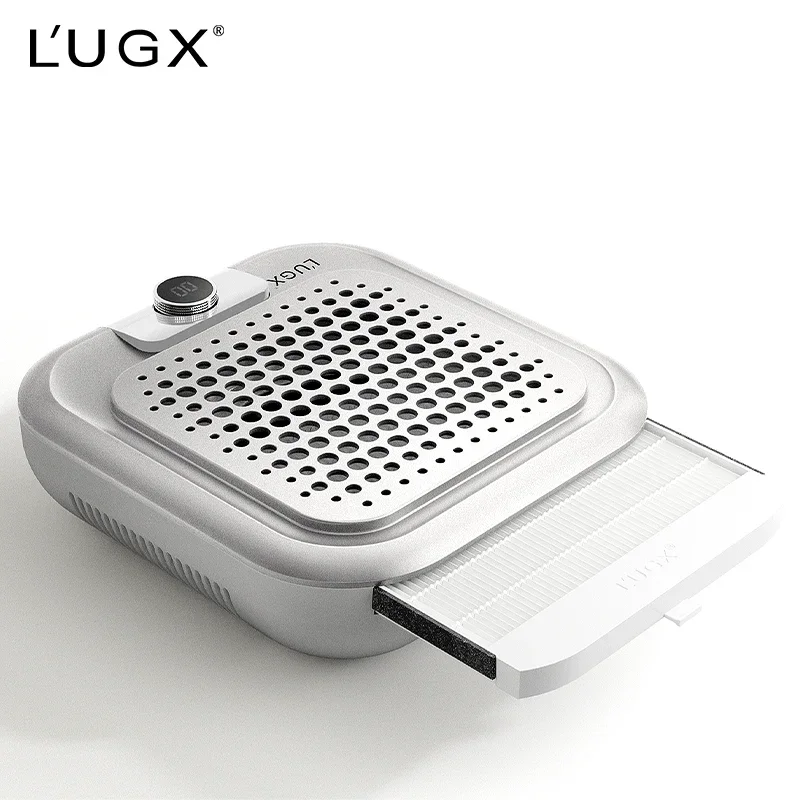 

LUGX 2024 New 48W Electric Brushless Nail Dust Collector Machine Professional Nail Vacuum Cleaner